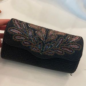 Marshall Fields beaded clutch